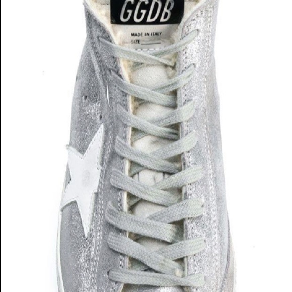 GG francy sneakers with shearling in silver - Picture 8 of 8